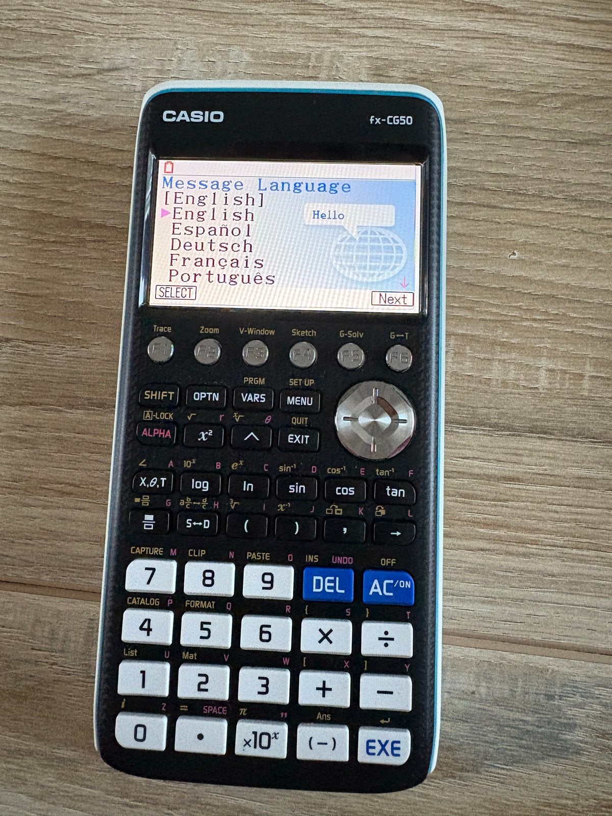 Casio fx - CG50 MET hoesje en schermbeschermer, Ophalen of Verzenden, Grafische rekenmachine, Zo goed als nieuw