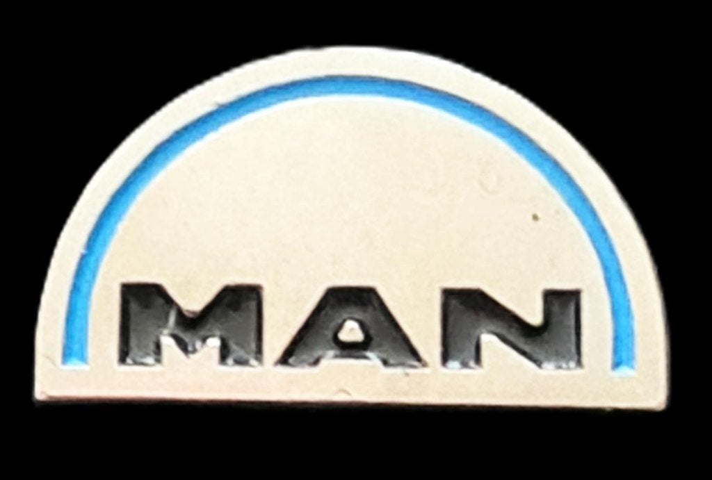 M.A.N. pin- halfrond klein, Verzenden, Nieuw, Transport, Speldje of Pin