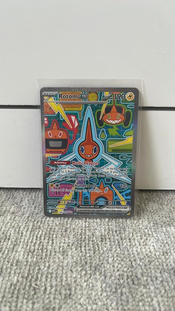Full art rotom EX, Ophalen of Verzenden, Zo goed als nieuw, 1 bandje
