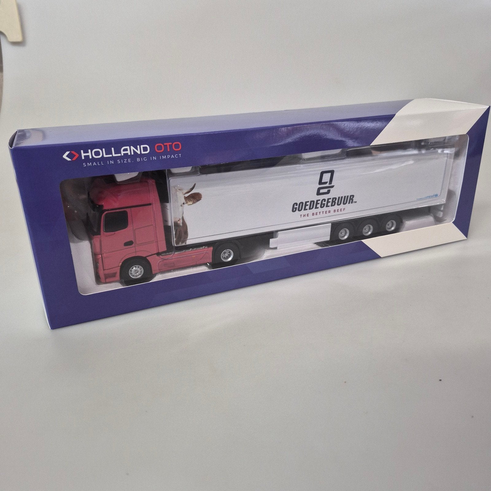 Mercedes-Benz Goedegebuur Vrachtwagen 1:50 Holland Oto, Ophalen of Verzenden, Holland oto, Holland oto, Holland oto