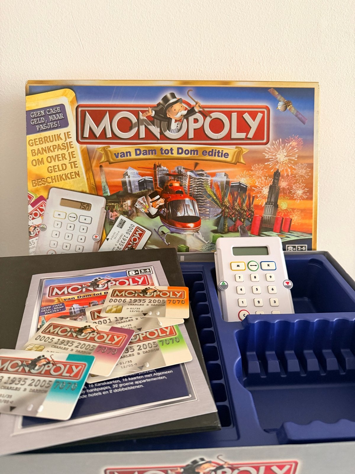 Monopoly: Van Dam tot Dom Editie met Bankpasjes, Hobby en Vrije tijd, Gezelschapsspellen | Bordspellen, Drie of vier spelers, Ophalen of Verzenden