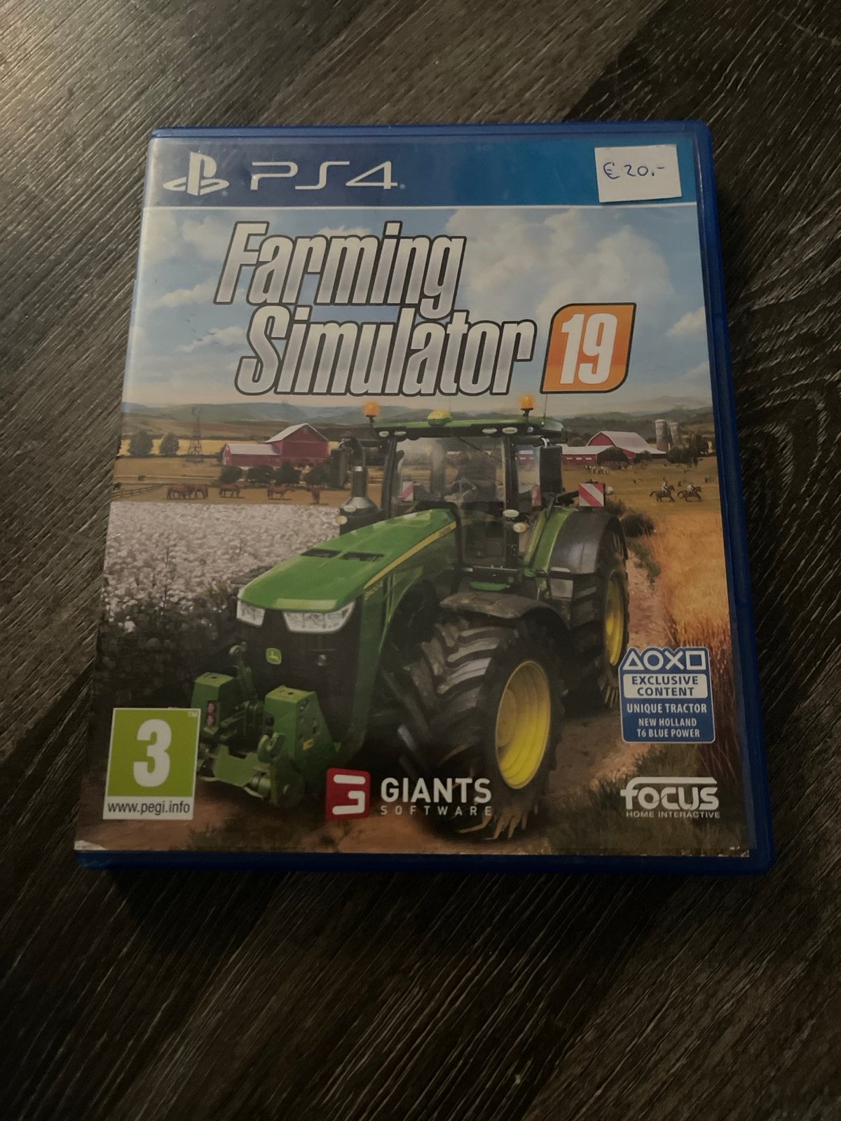 Farming Simulator 19 PS4 - Zo goed als nieuw, Ophalen of Verzenden, Zo goed als nieuw, Overige kleuren, Met games