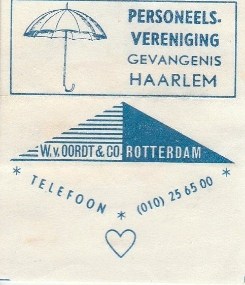 Gevangenis Haarlem - personeelsver. paraplu parasol, Ophalen of Verzenden