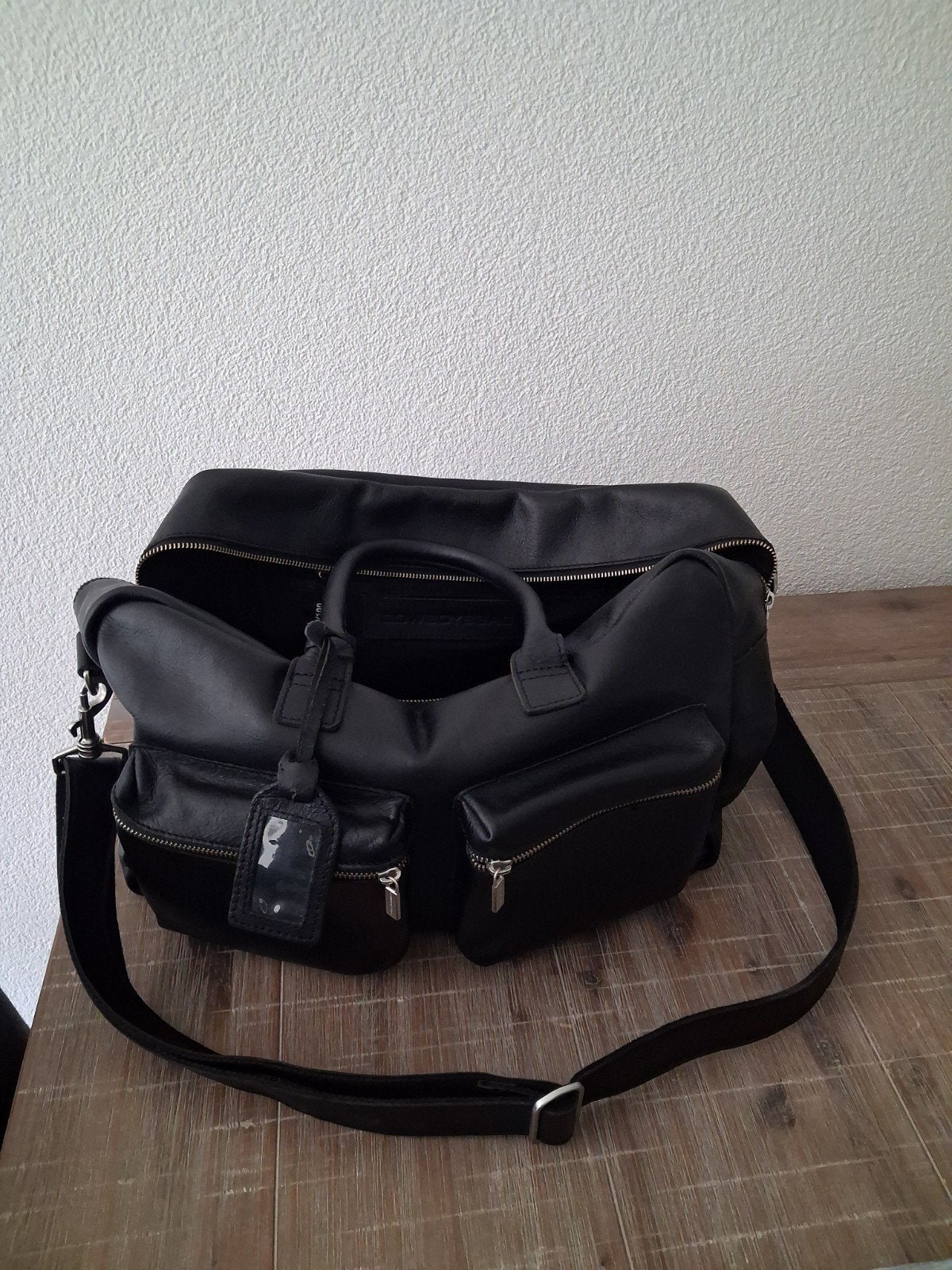 Zeer nette staat lederen schouder tas, Ophalen of Verzenden, Zo goed als nieuw, Bruin