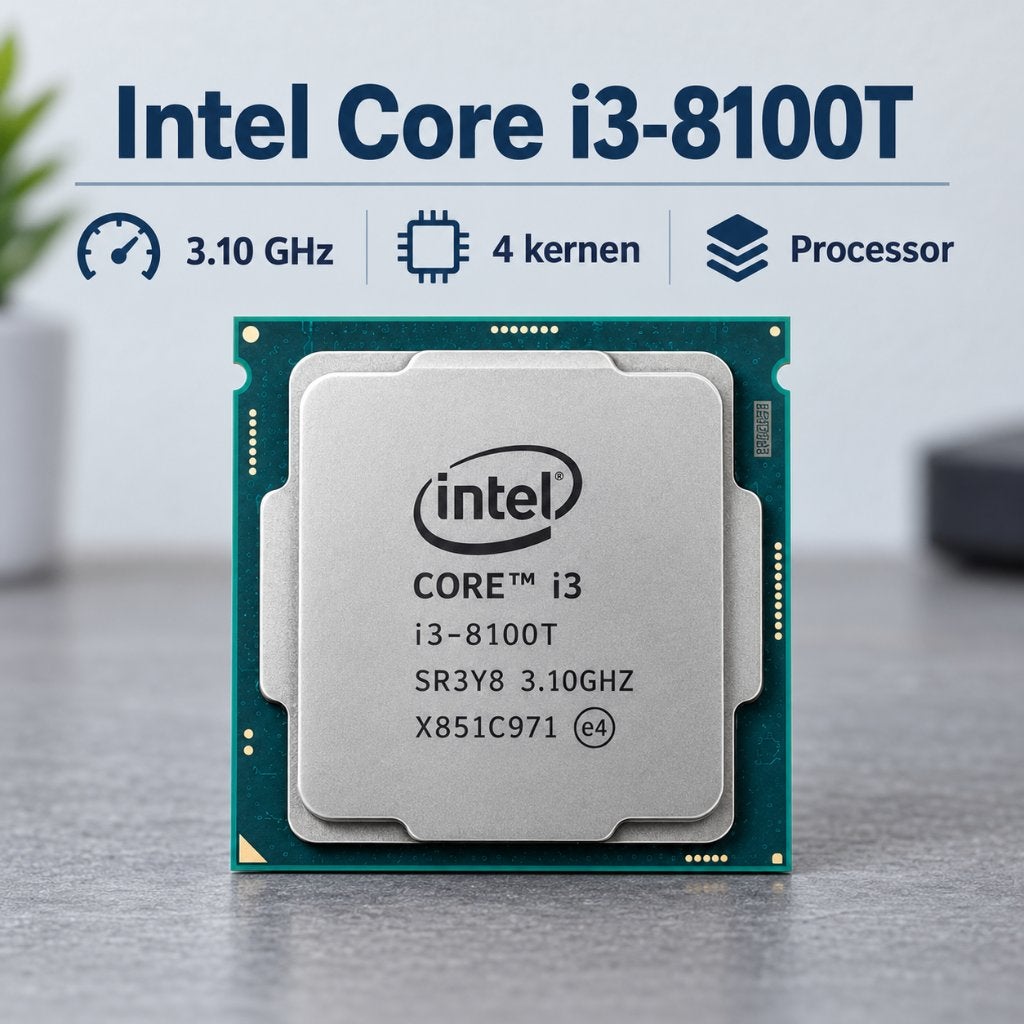 Intel Core i3-8100T Processor - 3.10GHz 4 kernen, LGA 1151, 4-core, Ophalen of Verzenden, Zo goed als nieuw