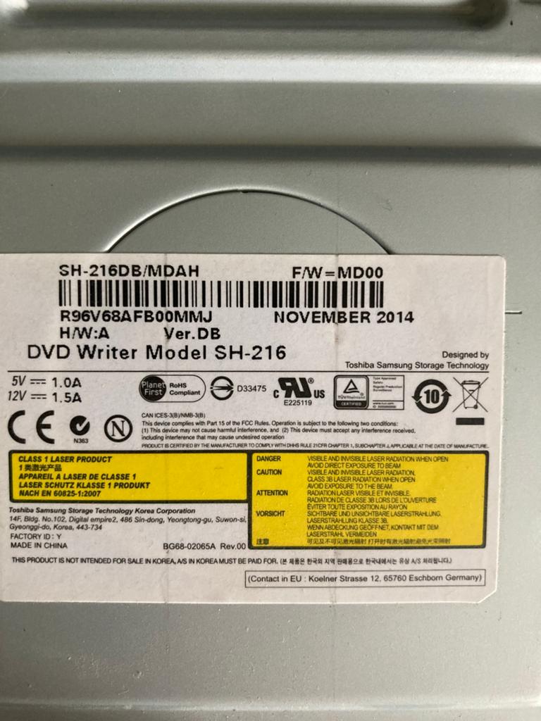 DVD writer, Ophalen, Dvd