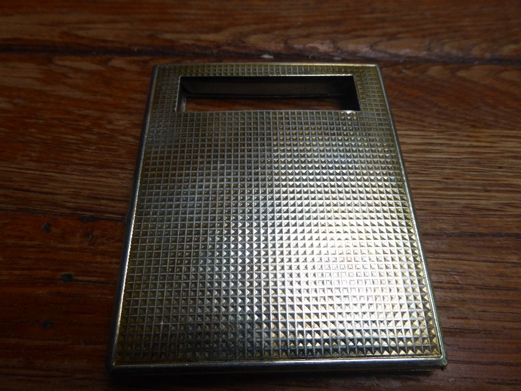 Vintage verzilverde poederdoos, Antiek en Kunst, Ophalen of Verzenden