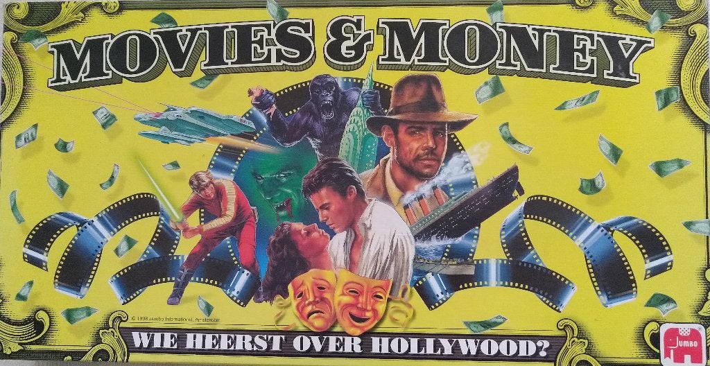 Bordspel Movies en Money, Een of twee spelers, Ophalen of Verzenden, Zo goed als nieuw, Jumbo