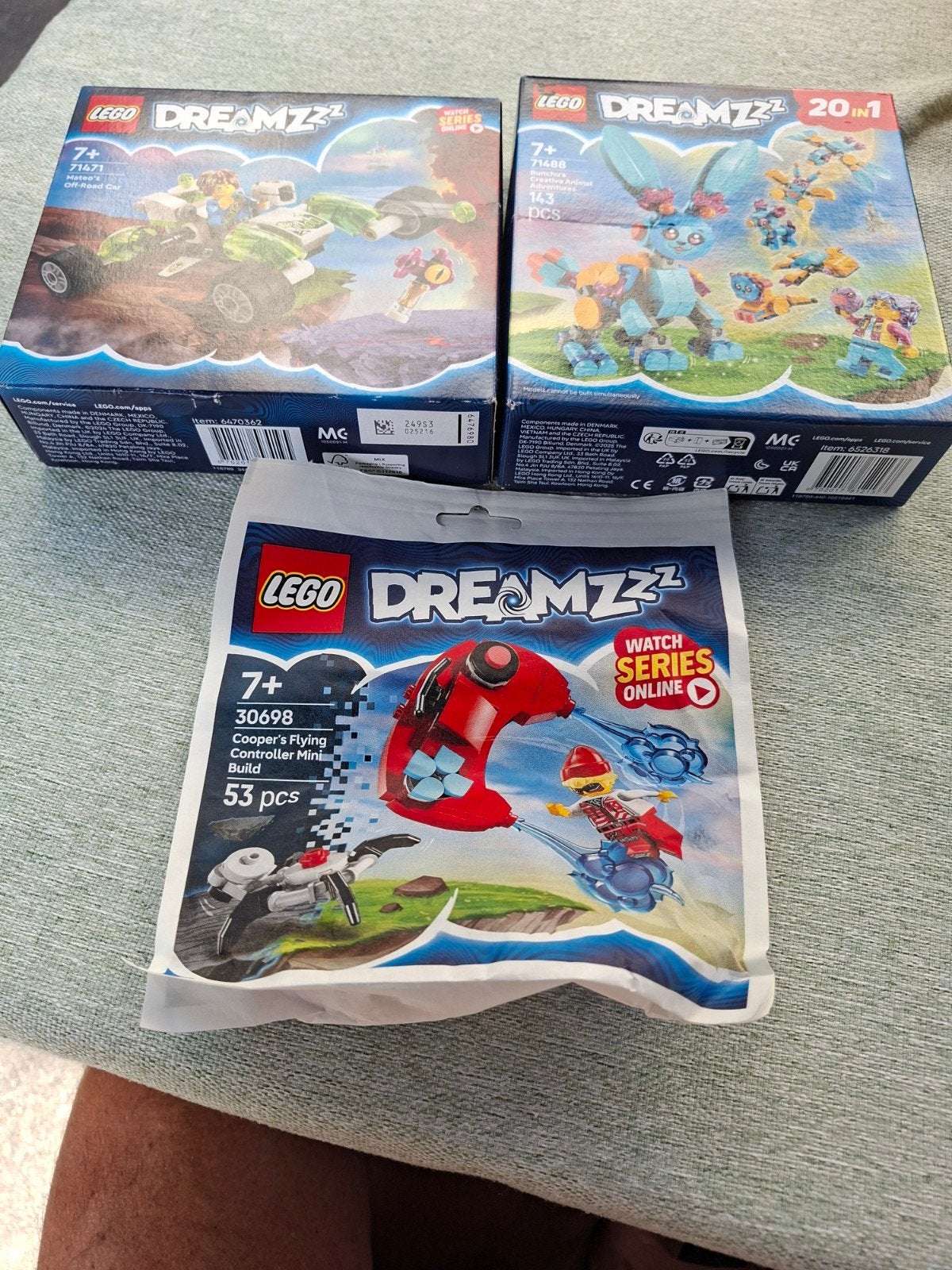 LEGO DREAMZzz Sets: 71471, 71480 en 30698 Nieuwprijs 23,99, Ophalen of Verzenden, Nieuw, Overige merken