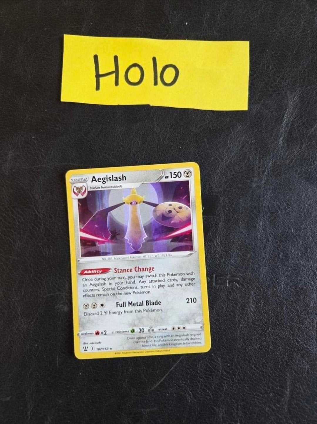 Aegislash 107/163 Battle styles, Ophalen of Verzenden, Zo goed als nieuw