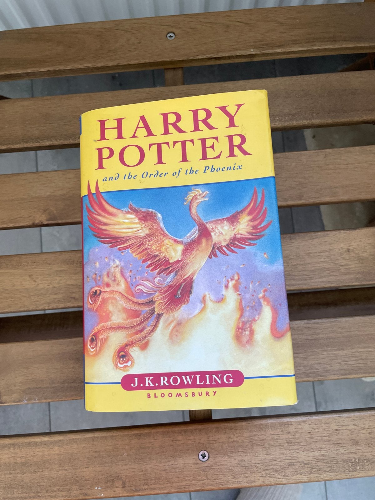 Harry Potter and the Order of the Phoenix - Eerste editie, Verzamelen, Ophalen of Verzenden, Zo goed als nieuw, Boek of Poster