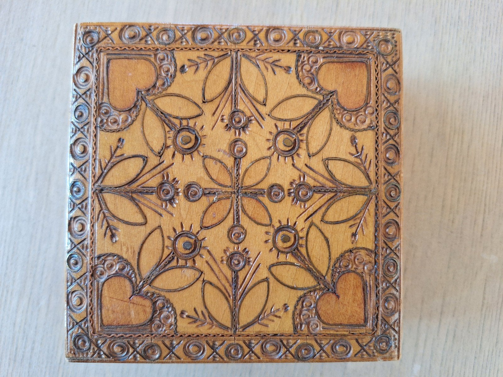Vintage juwelendoosje, Antiek en Kunst, Ophalen of Verzenden