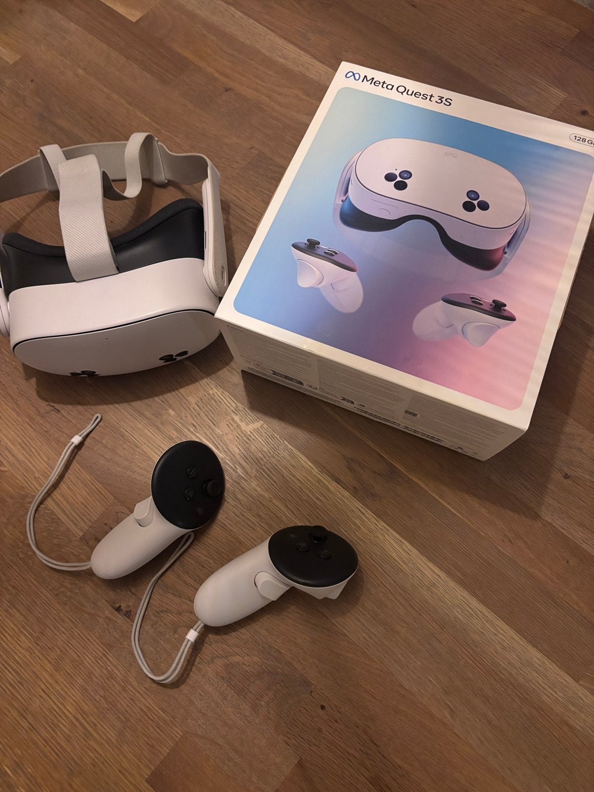 Meta Quest 3S VR-headset (128 GB), Spelcomputers en Games, Ophalen of Verzenden, Zo goed als nieuw, VR-bril, Overige platformen