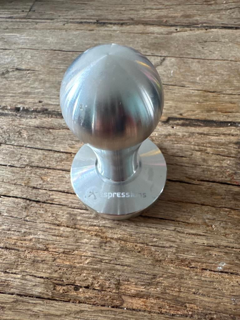 Tamper van Espressions, aluminium Ø58, Ophalen of Verzenden, Zo goed als nieuw