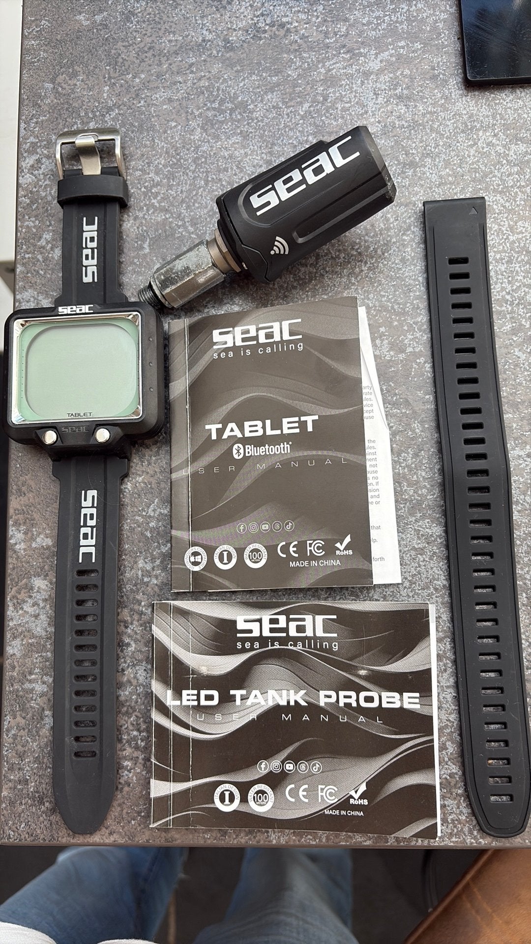 Nieuw SEAC duikhorloge en zender, Ophalen of Verzenden, Nieuw, Duikcomputer