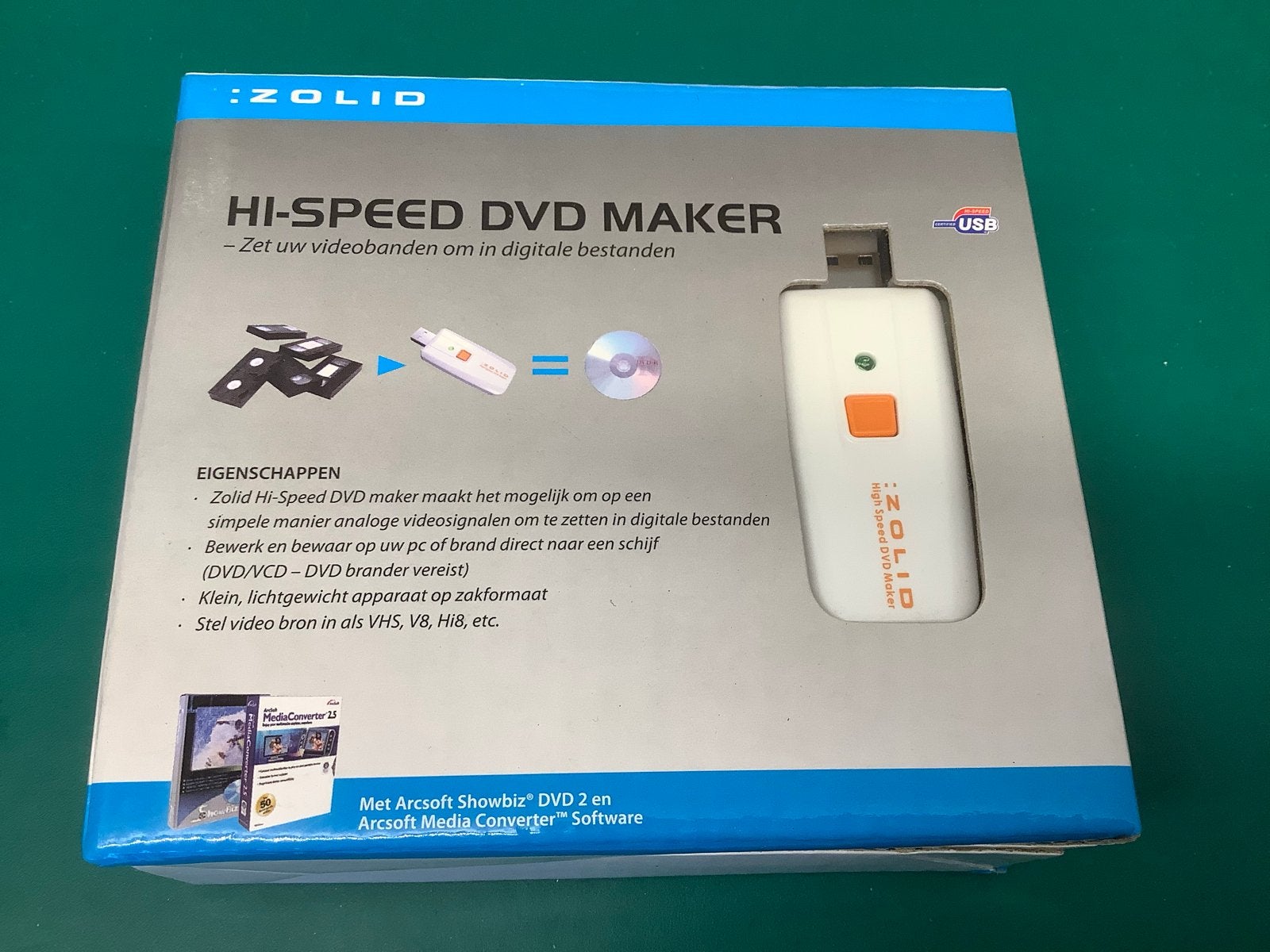Zolid Hi-Speed DVD Maker - Video naar Digitaal Converter, Ophalen of Verzenden, Nieuw