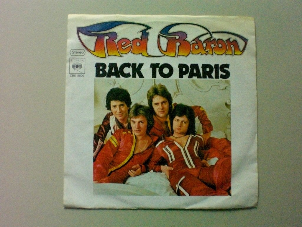 RED BARON - back to paris - vinyl 7", Ophalen of Verzenden, Gebruikt, Rock en Metal