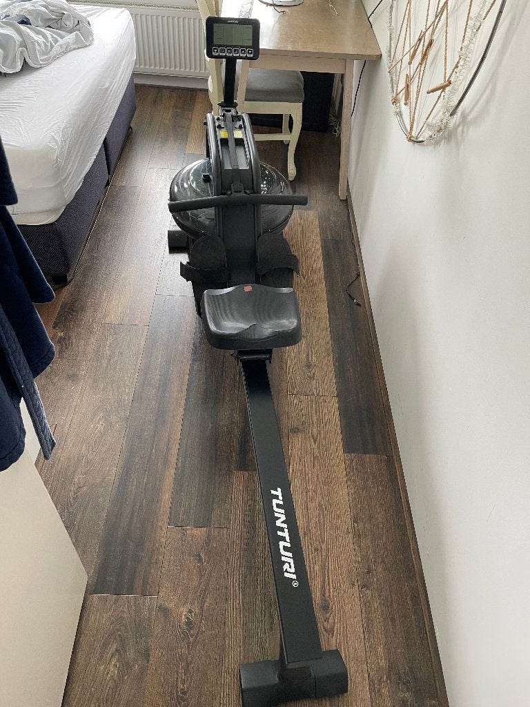 Tunturi FitRow 70WTR Roeitrainer, Ophalen, Benen, Gebruikt, Metaal