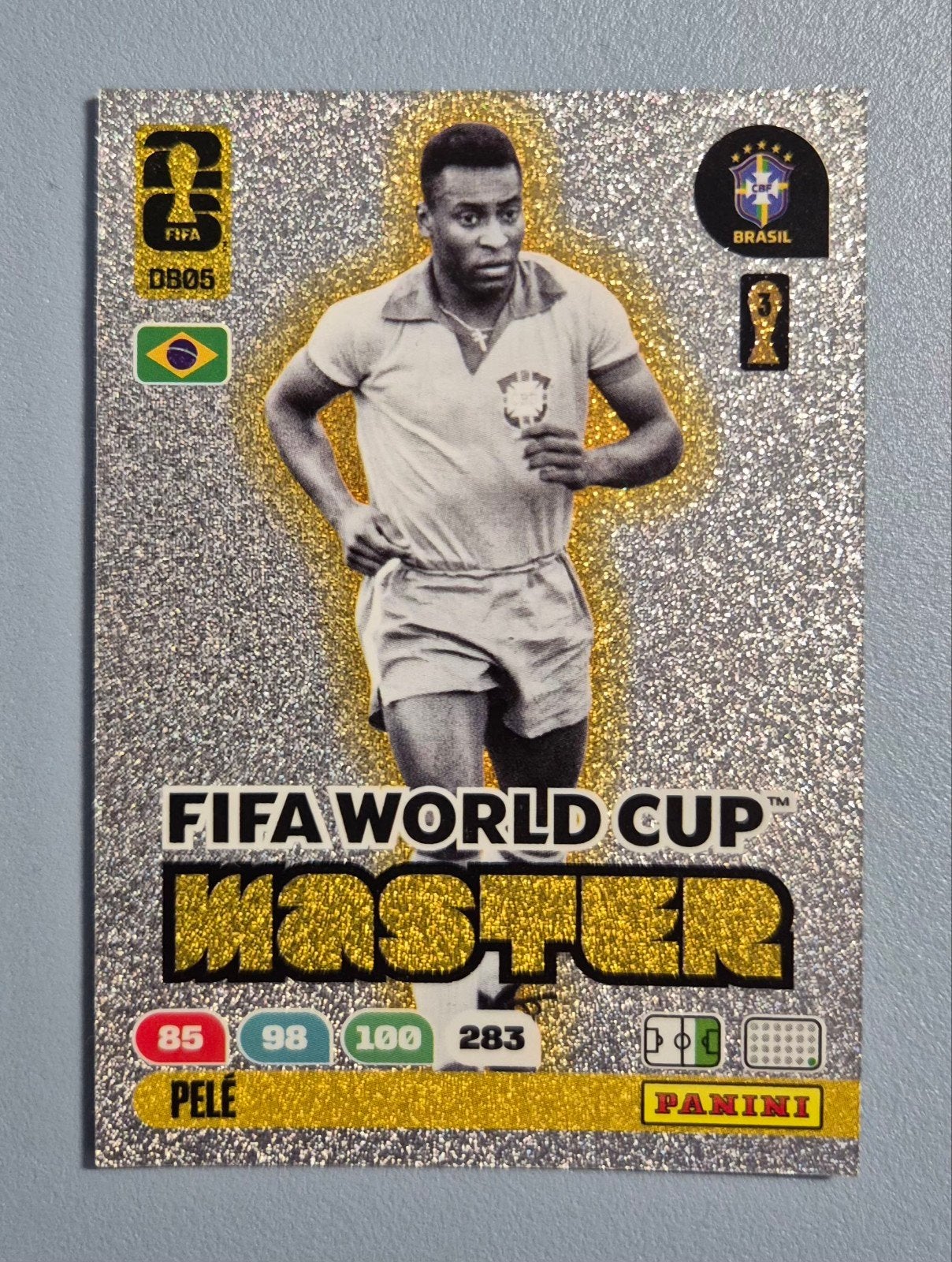 Pelé - Panini FIFA World Cup 2026 Master #DB05 (MINT), Spelerskaart, Nieuw, Ophalen of Verzenden, Panini S.p.A.