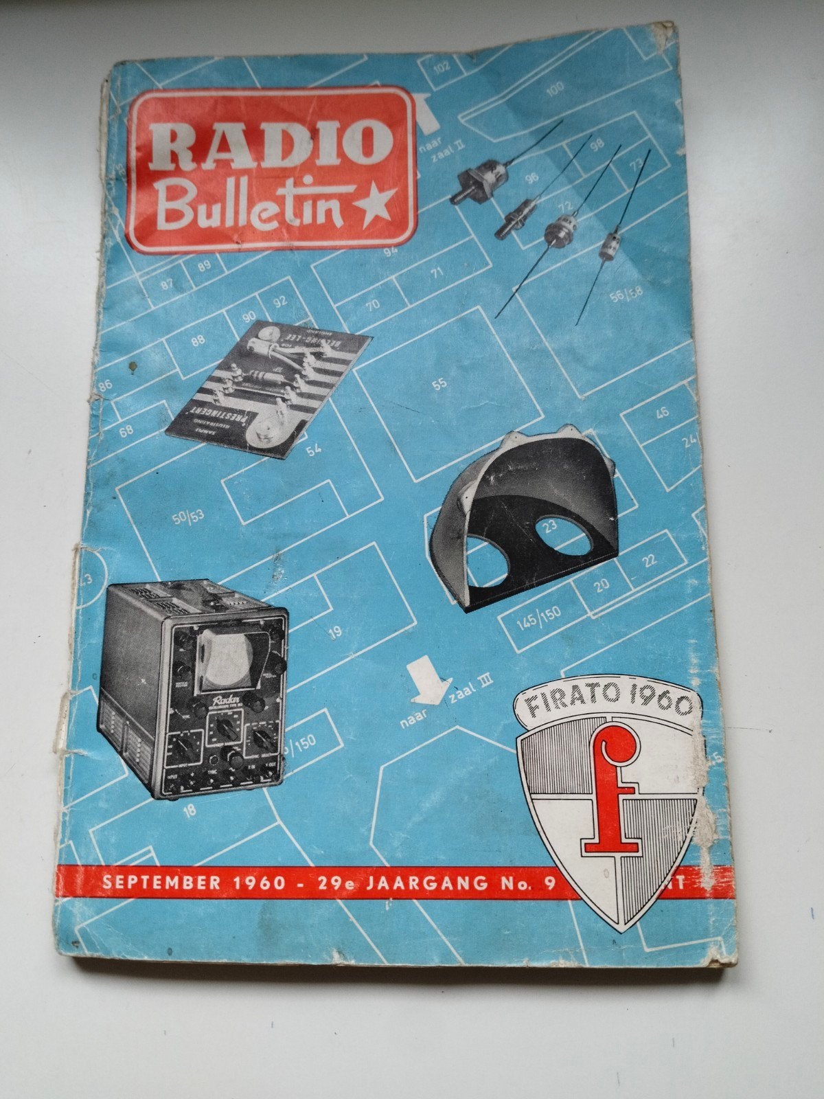 Radio Bulletin September 1960 - 29e Jaargang No. 9, Verzenden, 1960 tot 1980, Nederland, Tijdschrift