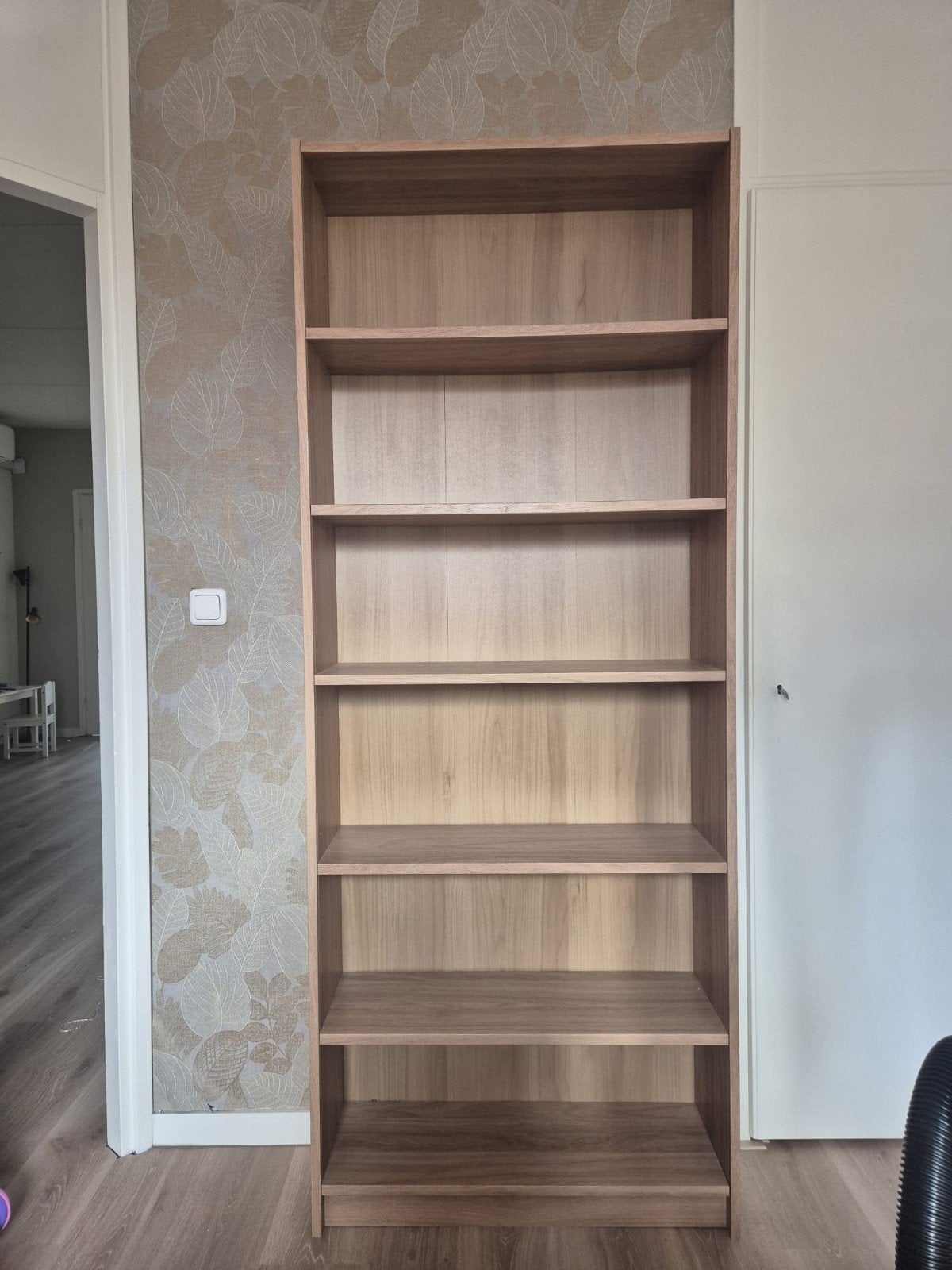 IKEA BILLY Boekenkast, eikenpatroon, 80x28x202 cm, Huis en Inrichting, Met plank(en), 200 cm of meer, Zo goed als nieuw, Modern
