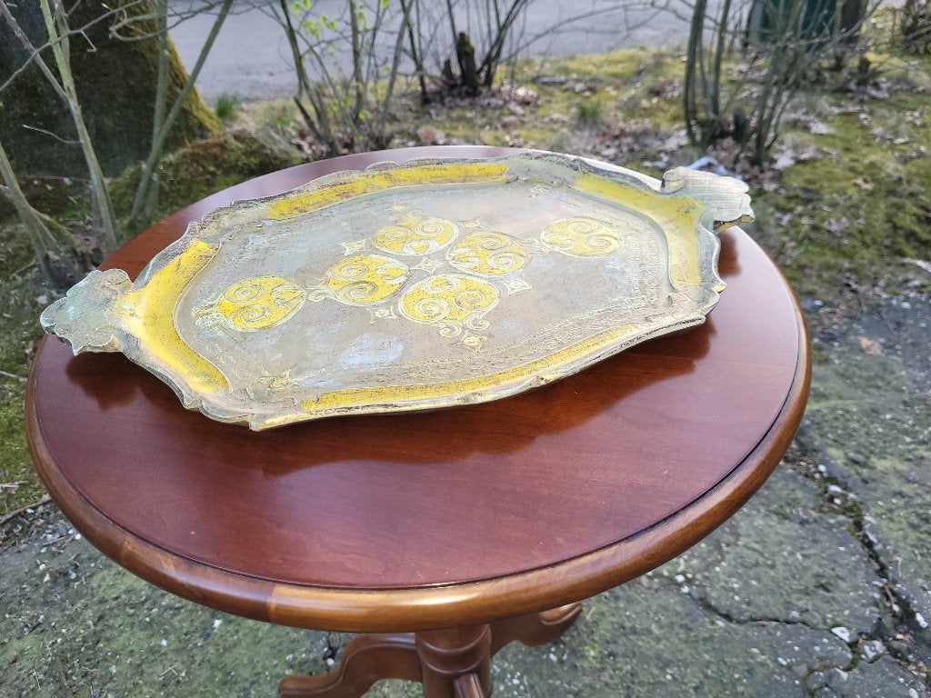 antiek houten dienblad, Antiek en Kunst, Ophalen