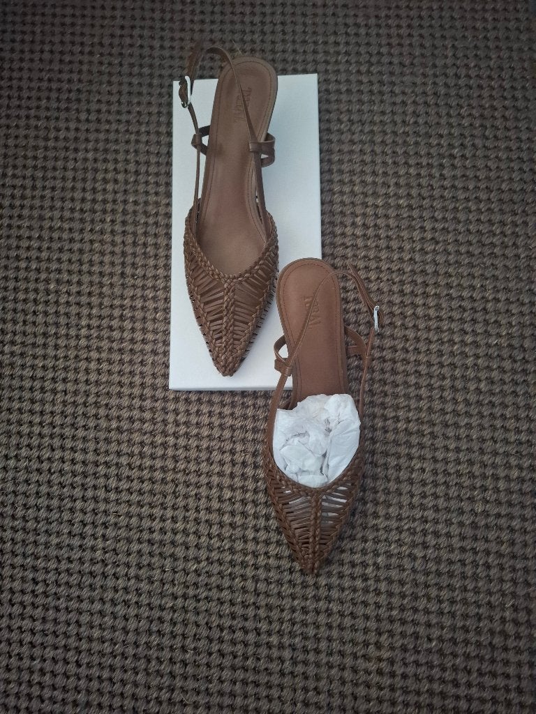 Toral slingbacks Kathryn bruin maat 41 (valt als 40), Bruin, Nieuw, Toral, Sandalen of Muiltjes