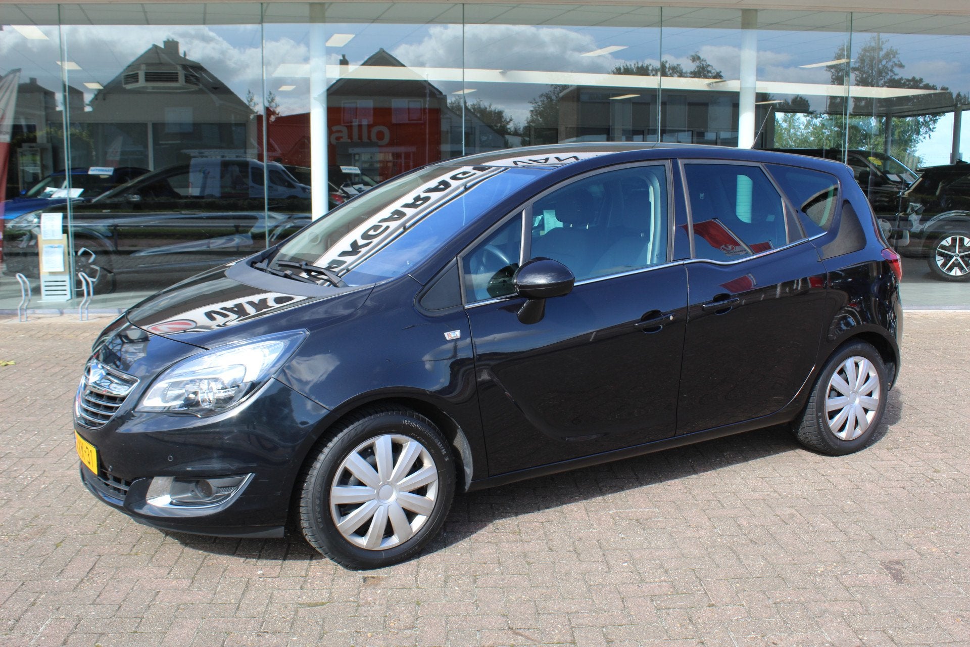 Opel Meriva 1.4 Turbo Cosmo , 120pk Airco ,Cruise control ,, 12 maanden, Gebruikt, 4 cilinders, Zwart