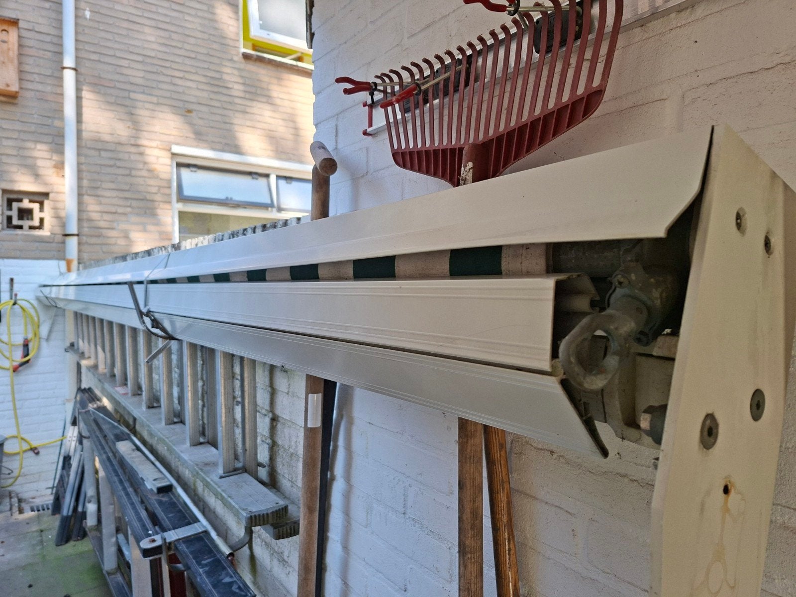 zonnescherm, 150 tot 300 cm, Ophalen, Gebruikt, Knikarmscherm