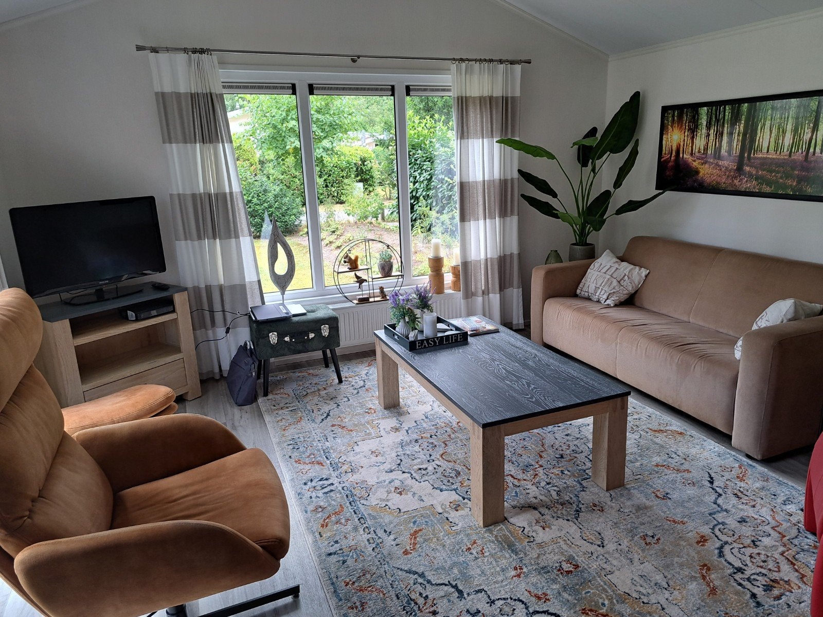 Ikea Vloerkleed Laagpolig Veelkleurig 200x300 cm, Huis en Inrichting, Ophalen, 200 cm of meer, Zo goed als nieuw, 200 cm of meer