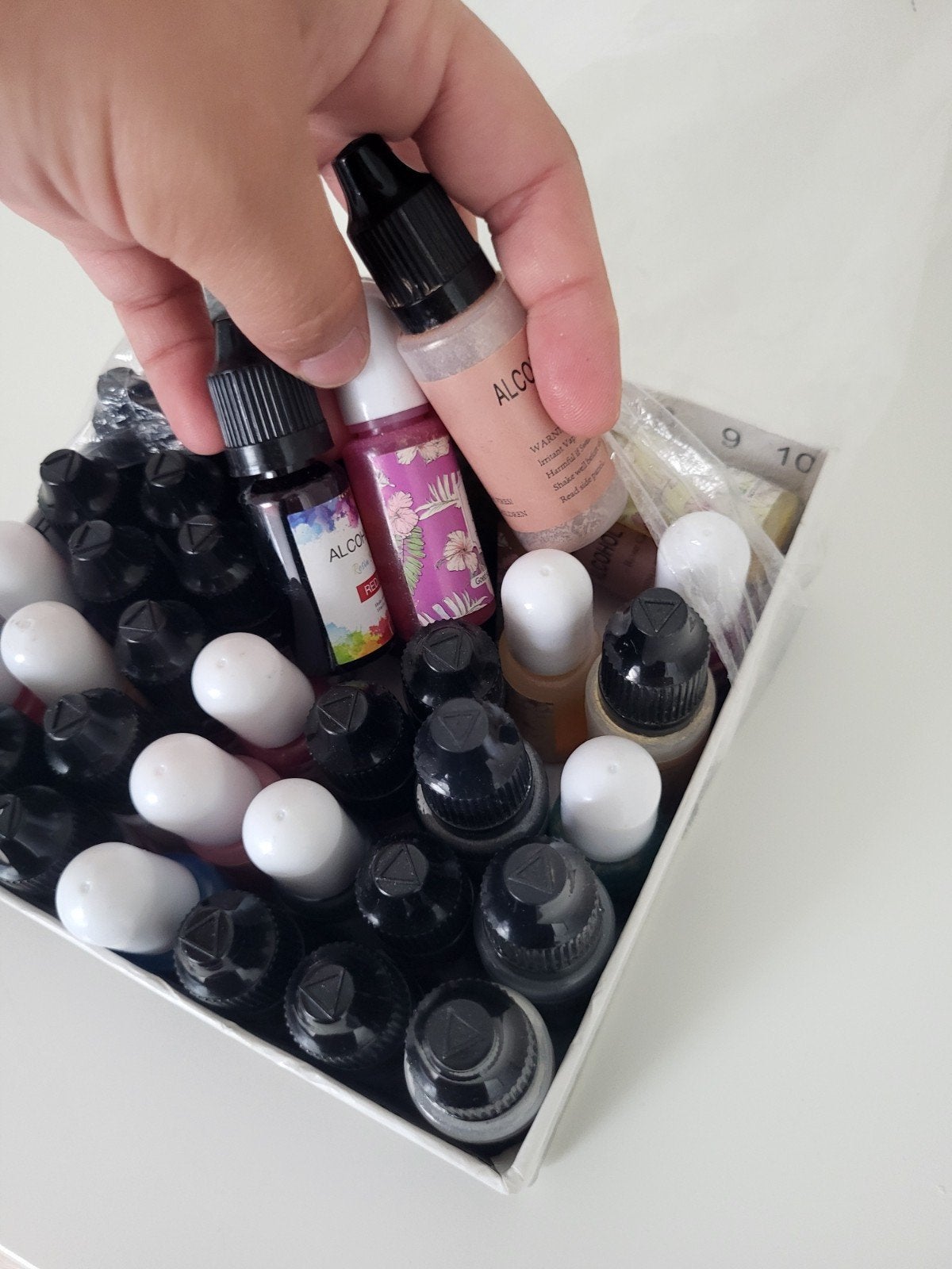 Set Alcohol Inkt Flessen voor Kunst en Knutselen, Verzenden, Meerkleurig, Zo goed als nieuw, Overige materialen