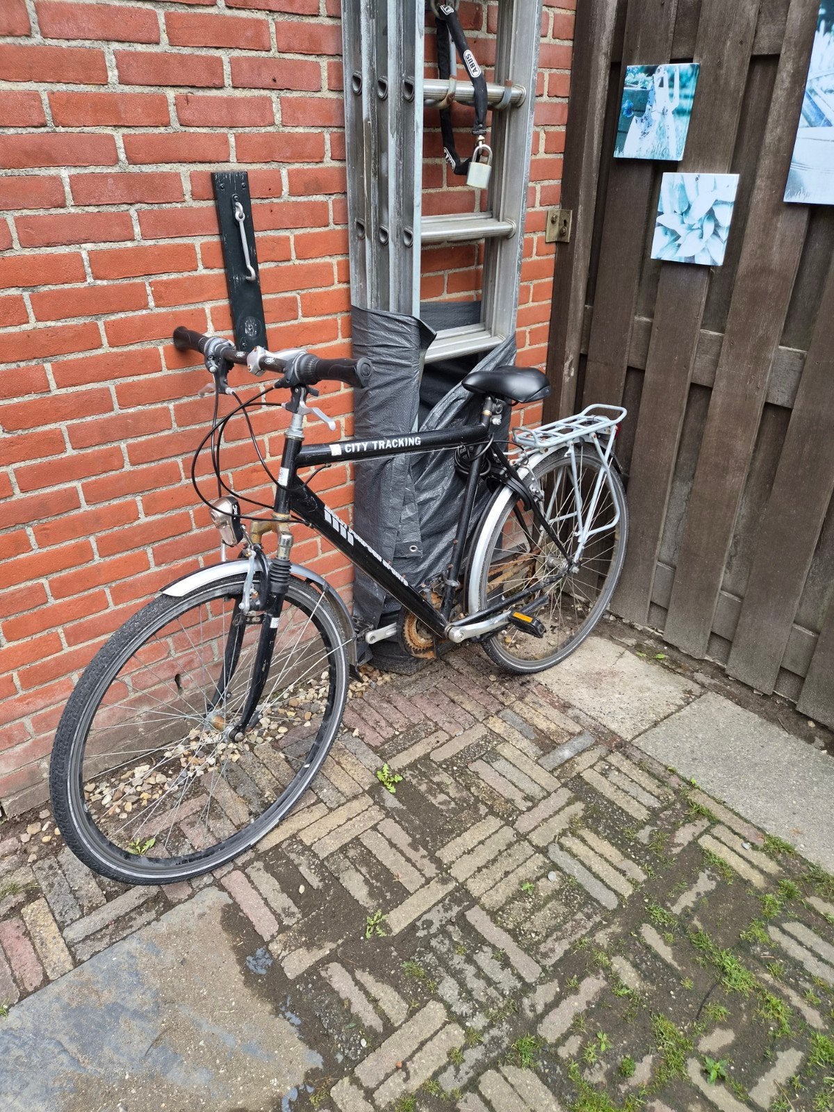 Heren fiets city tracking, Gebruikt, Velgrem, 53 tot 57 cm, Ophalen