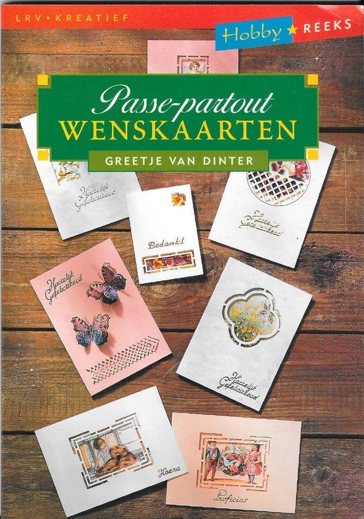 Boek Passe-partout wenskaarten, Greetje van Dinter, Ophalen of Verzenden, Zo goed als nieuw