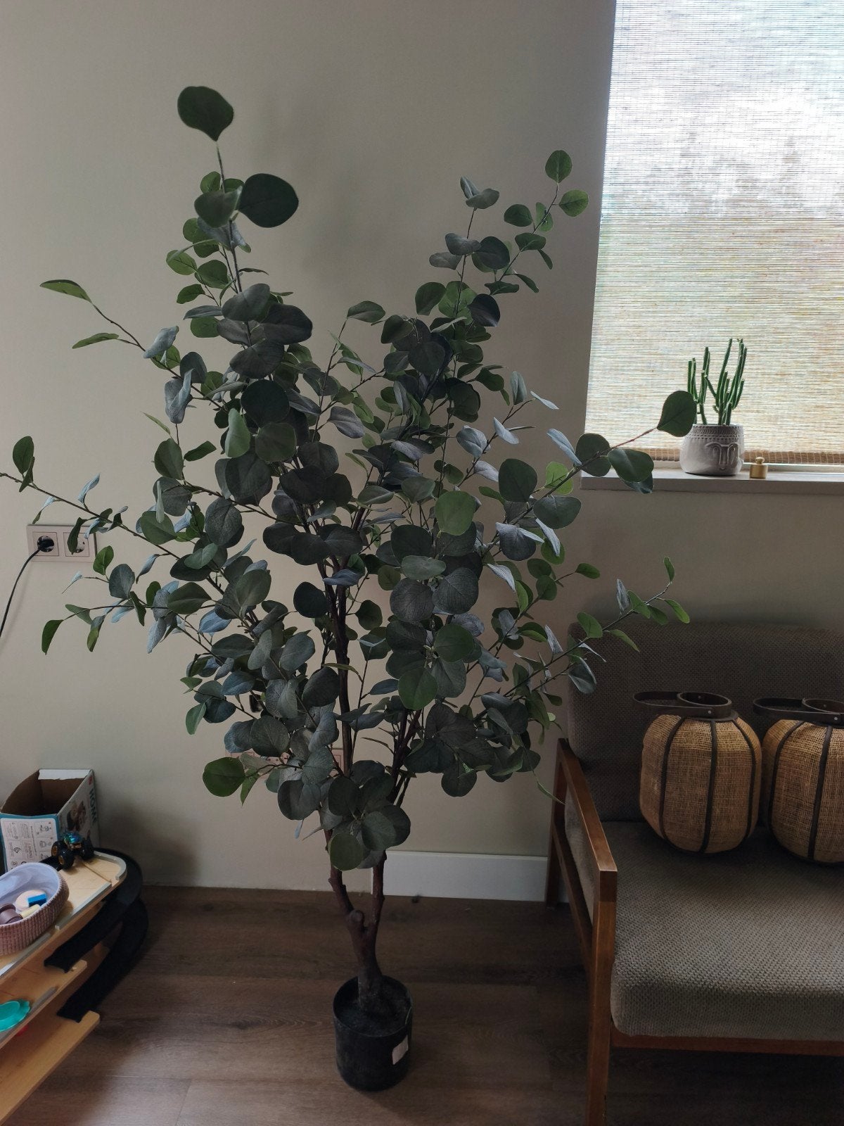 Kunst Eucalyptus Boompje 180cm (Loods 5), Ophalen, Zo goed als nieuw, Overige typen, Groen