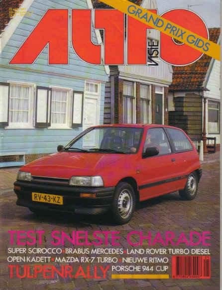 Autovisie 9 1987 : Mercedes Benz 190E 2.6 - Brabus 190E 3.5, Ophalen of Verzenden, Gelezen, Algemeen