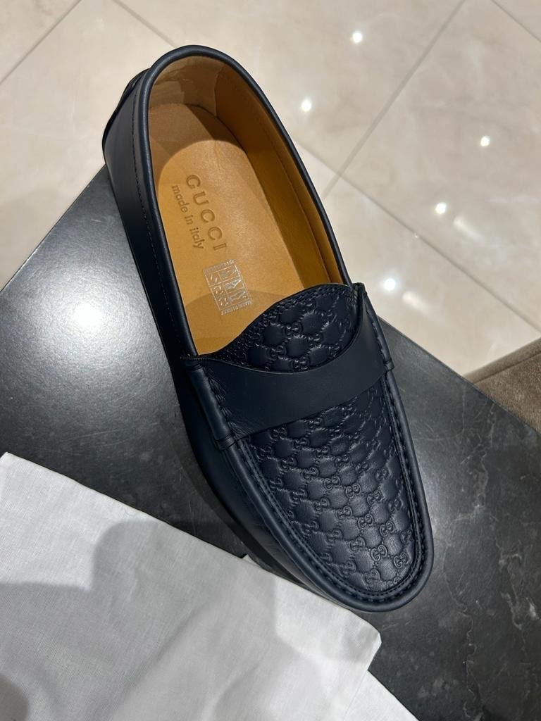 Gucci instappers, Kleding | Heren, Loafers, Blauw, Nieuw, Ophalen of Verzenden