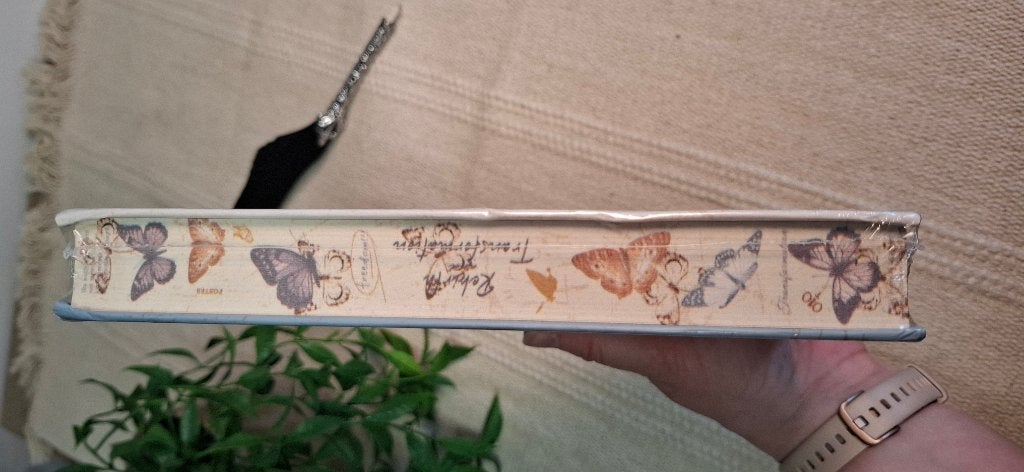 Luxe Notitieboek Vlinders Goudfolie & Bedrukte blad zijkant, Diversen, A5, Onbekend, Nieuw, Ophalen of Verzenden
