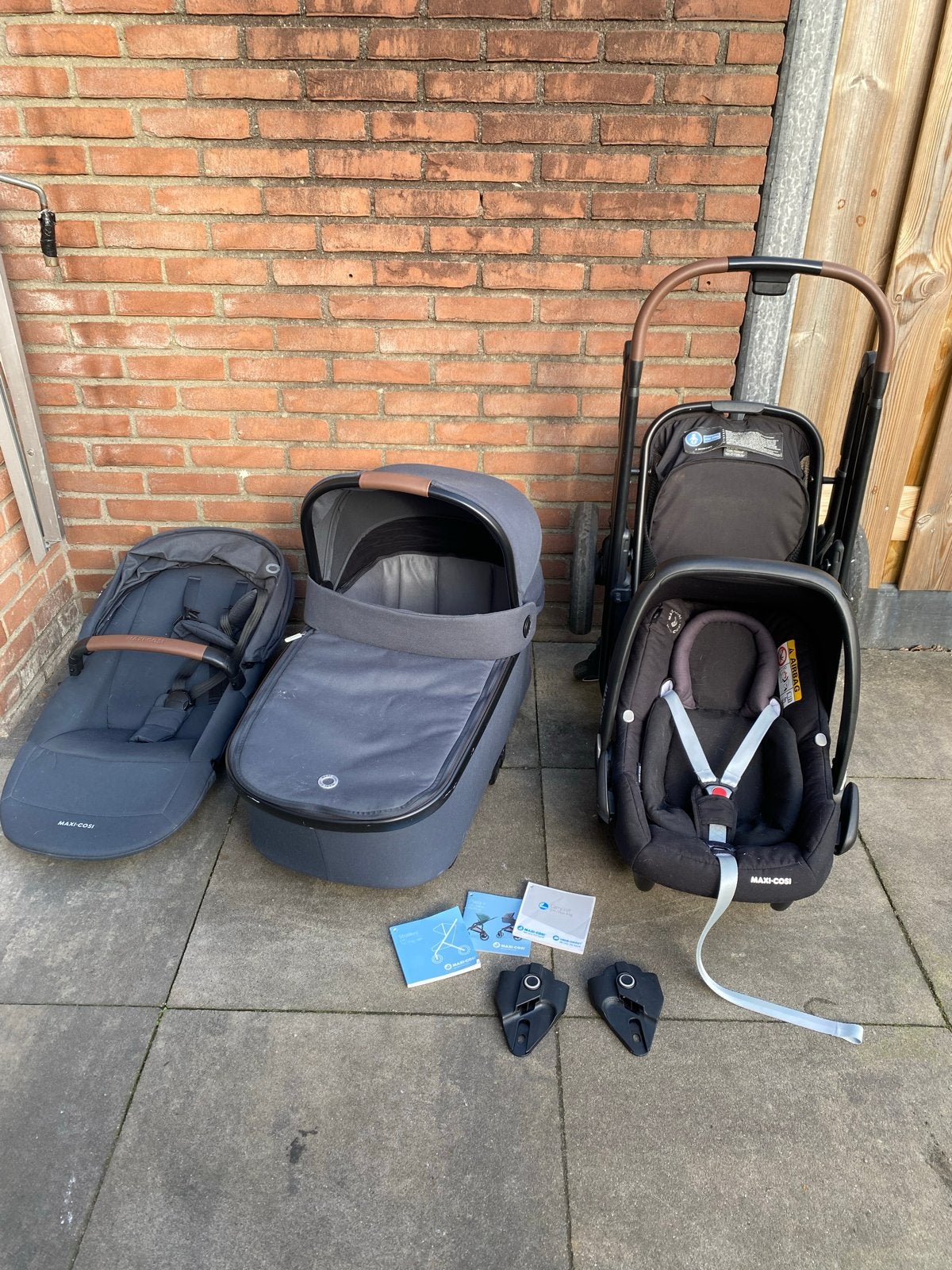 Maxi Cosi Plaza Plus Combiwagen - Compleet en Functioneel, Ophalen, Gebruikt, Combiwagen, Met autostoeltje