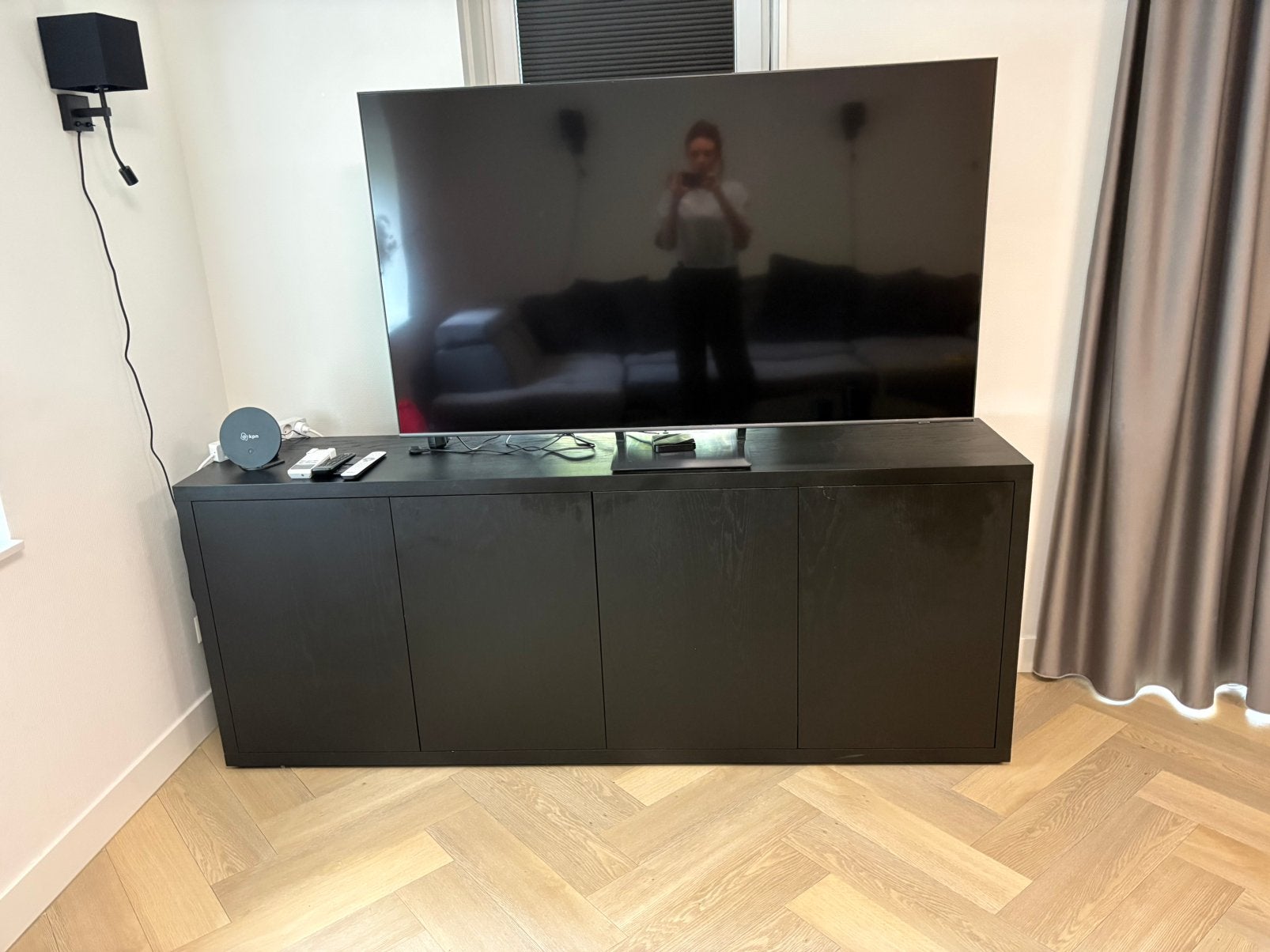 Te koop tv meubel eventueel met salon tafel, Ophalen of Verzenden, Zo goed als nieuw, 25 tot 50 cm, Minder dan 100 cm