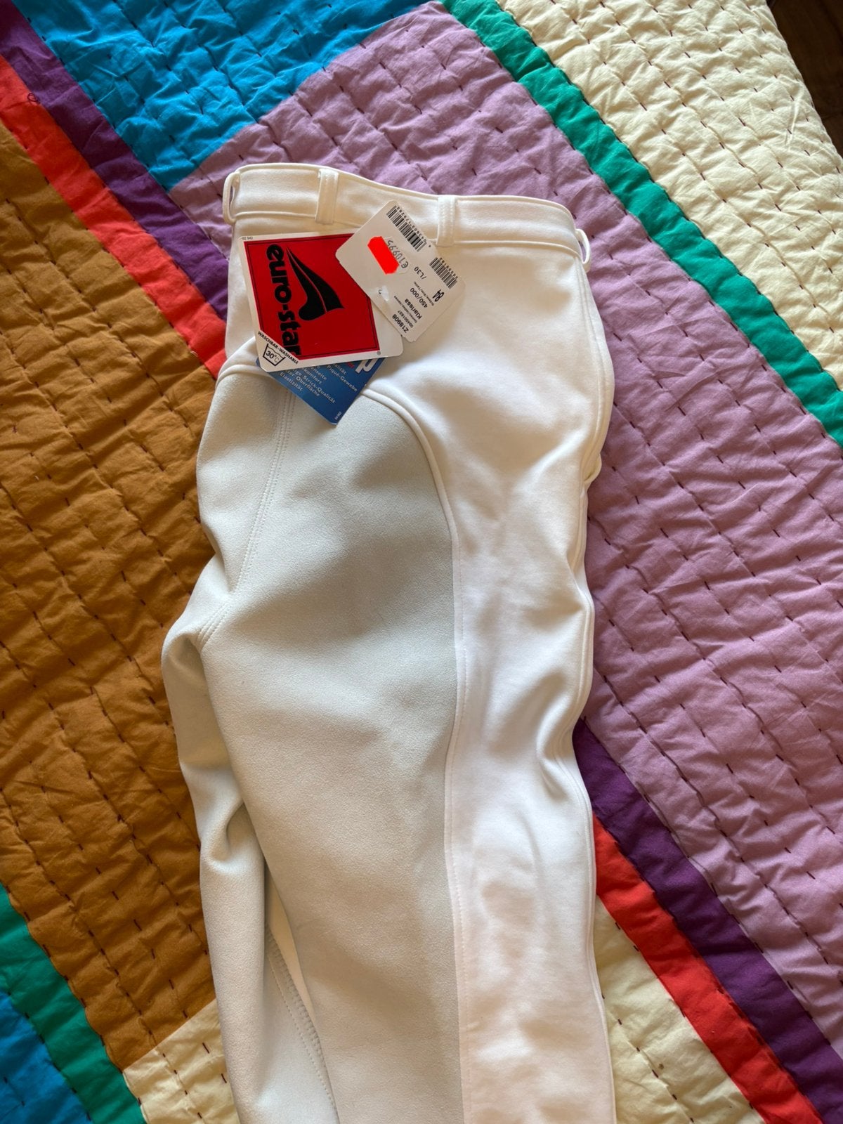 Euro-star wedstrijdbroek Klarissa wit 42 (valt kleiner), Ophalen of Verzenden, Zo goed als nieuw, Onderkleding