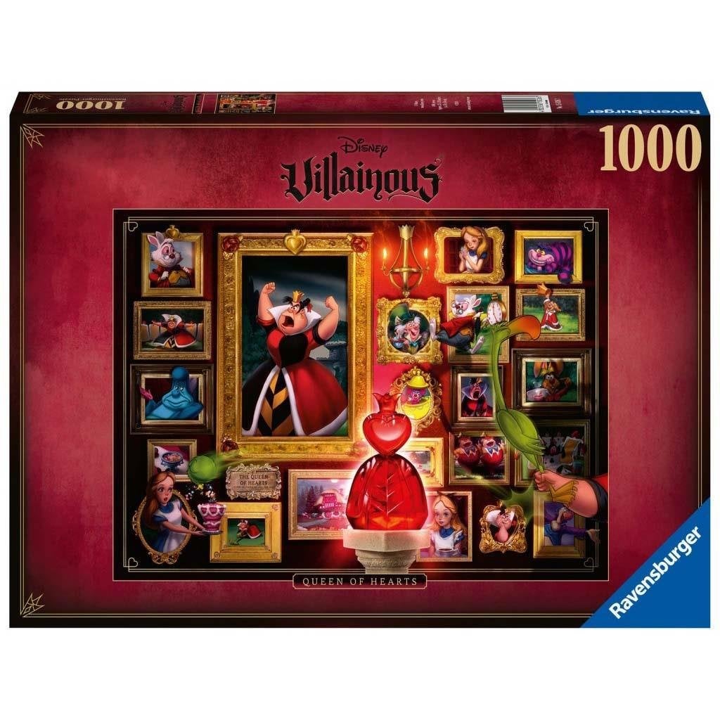 Ravensburger: Disney Villainous Queen of hearts 1000 stukjes, Ophalen of Verzenden, 500 t/m 1500 stukjes, Nieuw, Legpuzzel