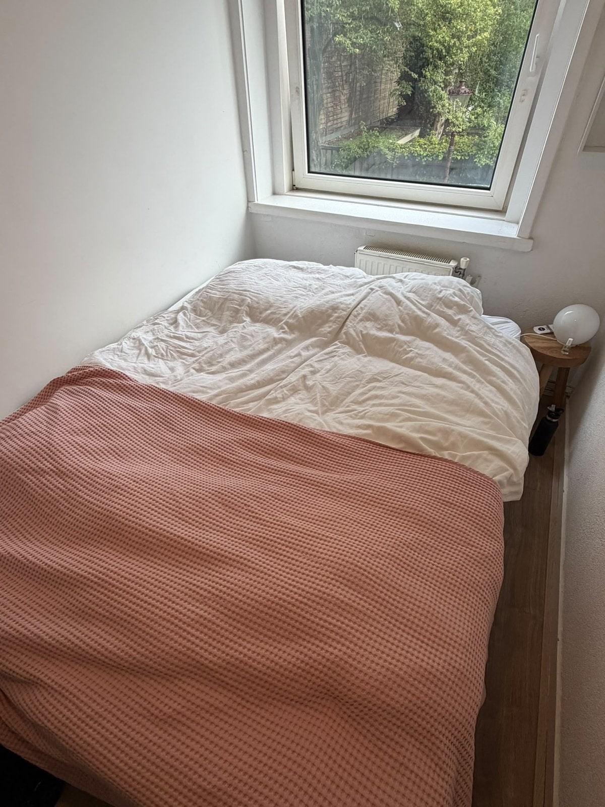 IKEA NORDLI bed met opbergruimte, maat 160x200 cm, Huis en Inrichting, Ophalen, Gebruikt, Wit, Tweepersoons