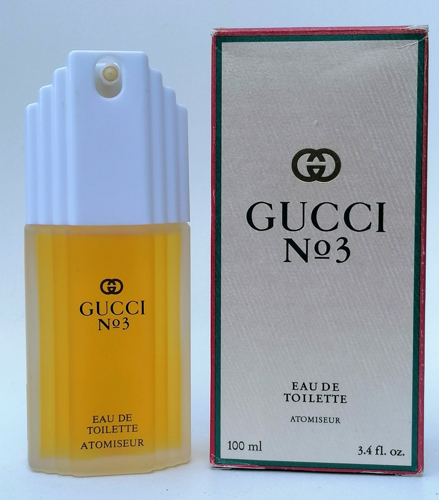 Gucci No. 3 Eau de Toilette Atomiseur 100 ml - Vintage, Ophalen of Verzenden, Nieuw