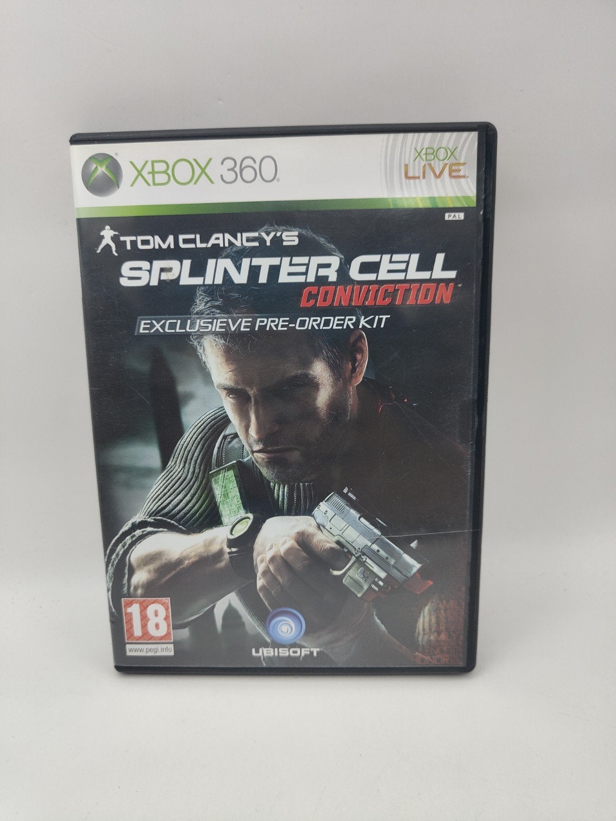 Splinter Cell Conviction Exclusive Pre Order Kit Xbox 360, Online, Vanaf 18 jaar, 1 speler, Ophalen of Verzenden