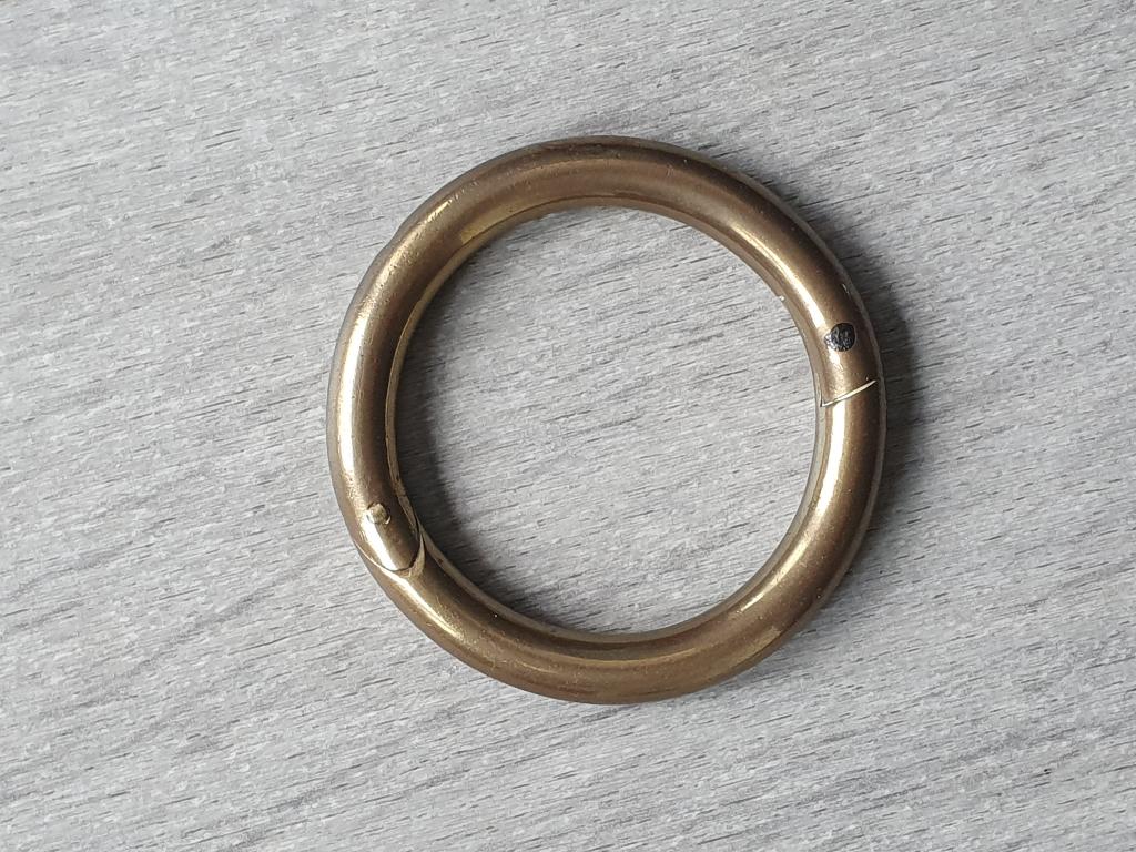 Koperen stierenneusring, Ophalen of Verzenden, Koper