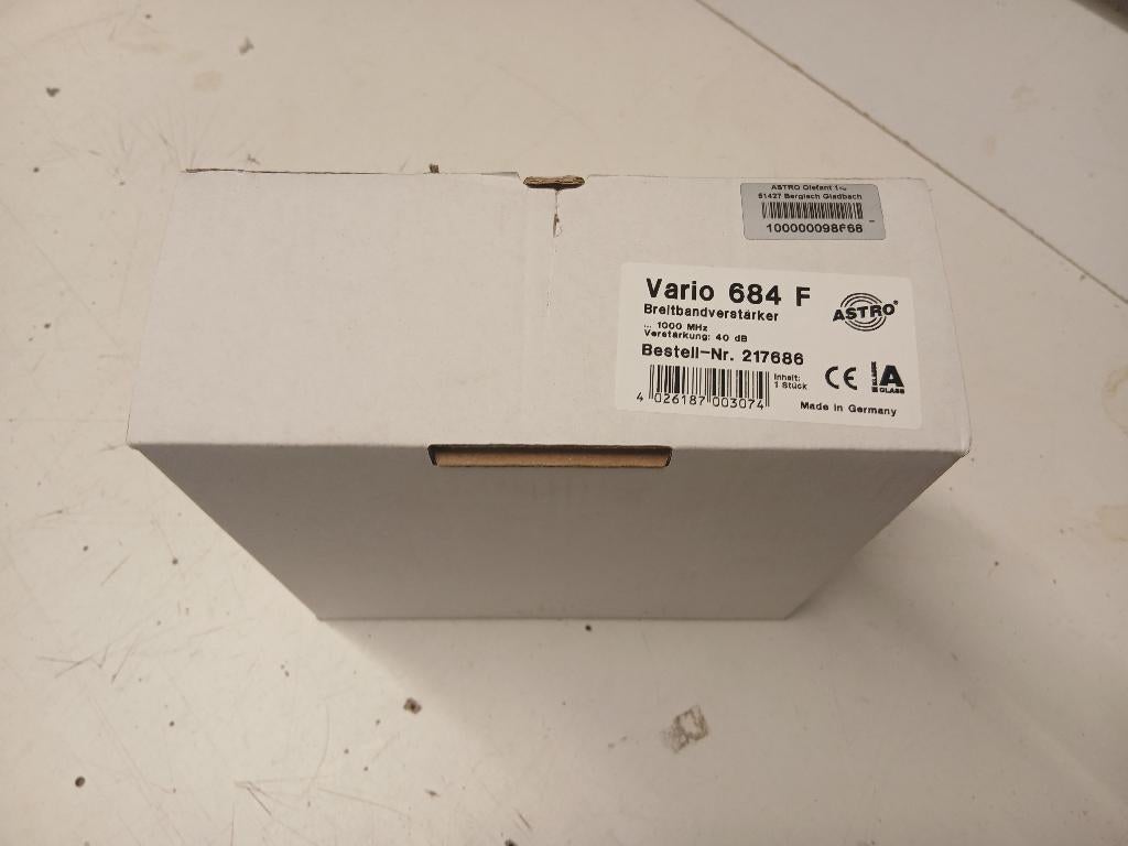 Tv versterker 10x 100% nieuwe Astro Vario 684F versterker, Ophalen of Verzenden, Nieuw, 120 watt of meer, Overige merken