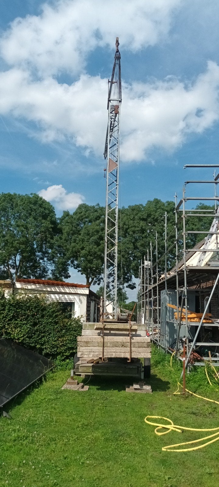Bouwkraan  Braud &Faucheux, Ophalen, Gebruikt