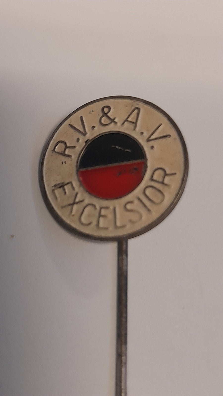 Vintage R.V.&A.V. Excelsior Speldje/Pin, Verzenden, Gebruikt, Merk