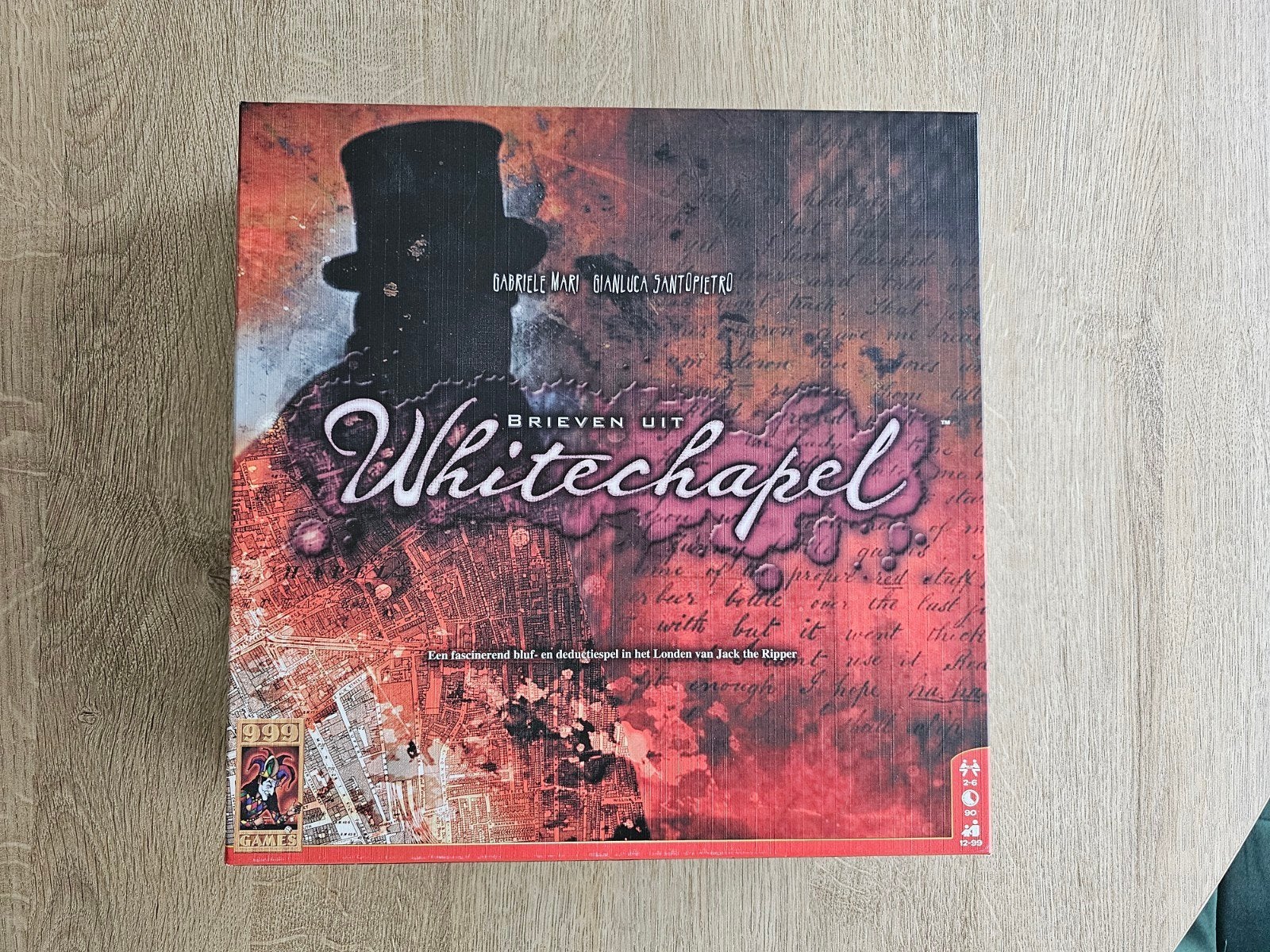 Brieven uit Whitechapel - Bordspel 999 Games, Vijf spelers of meer, Ophalen of Verzenden, Gebruikt, 999 Games