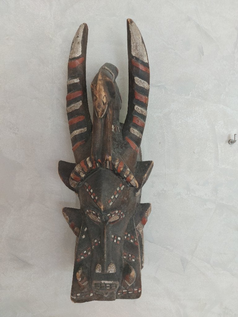 zeer oud masker Senufo/Mali, Antiek en Kunst, Kunst | Niet-Westerse kunst, Verzenden
